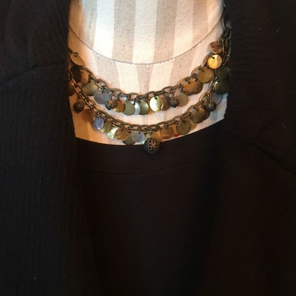 SMALL COIN Metal Double Strand Adjustable Necklace - Picture 5 of 9